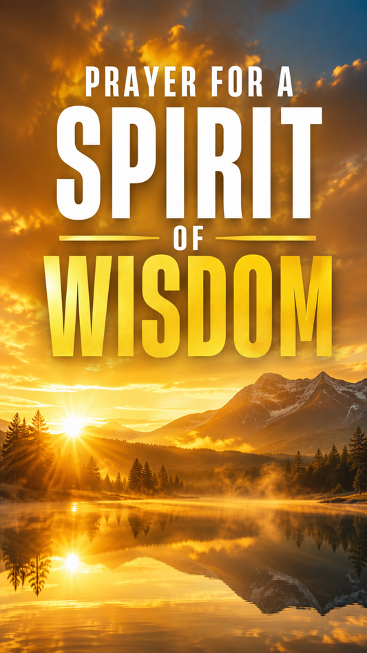 A Prayer for a Spirit of Wisdom