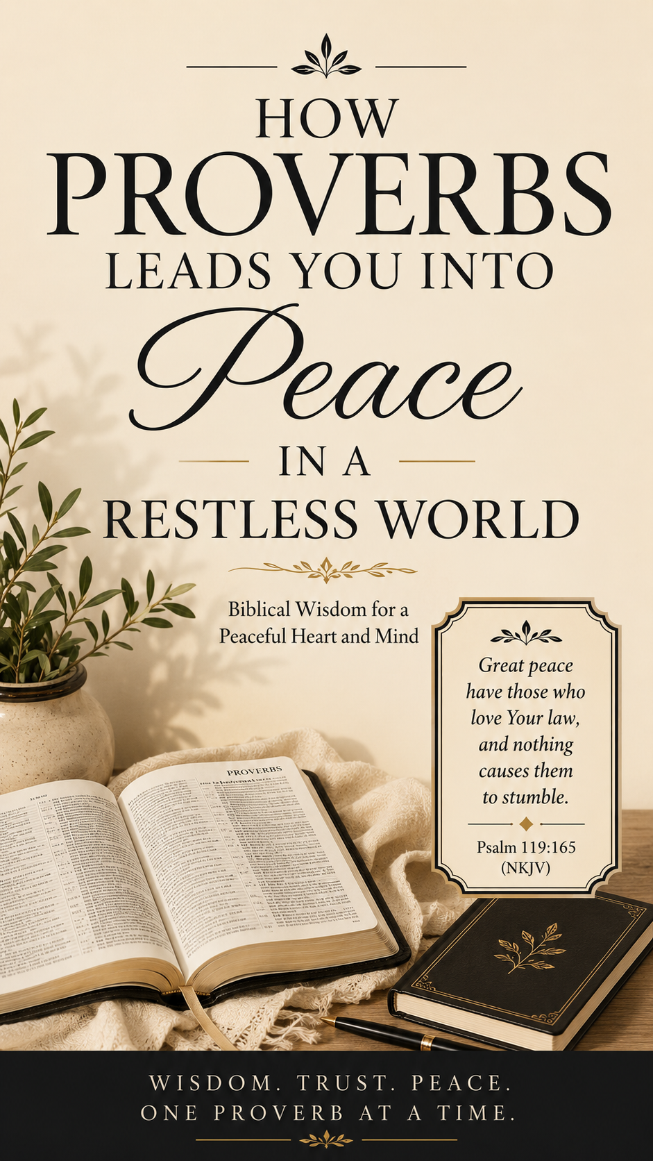 How Proverbs Leads You Into  Peace in a Restless World