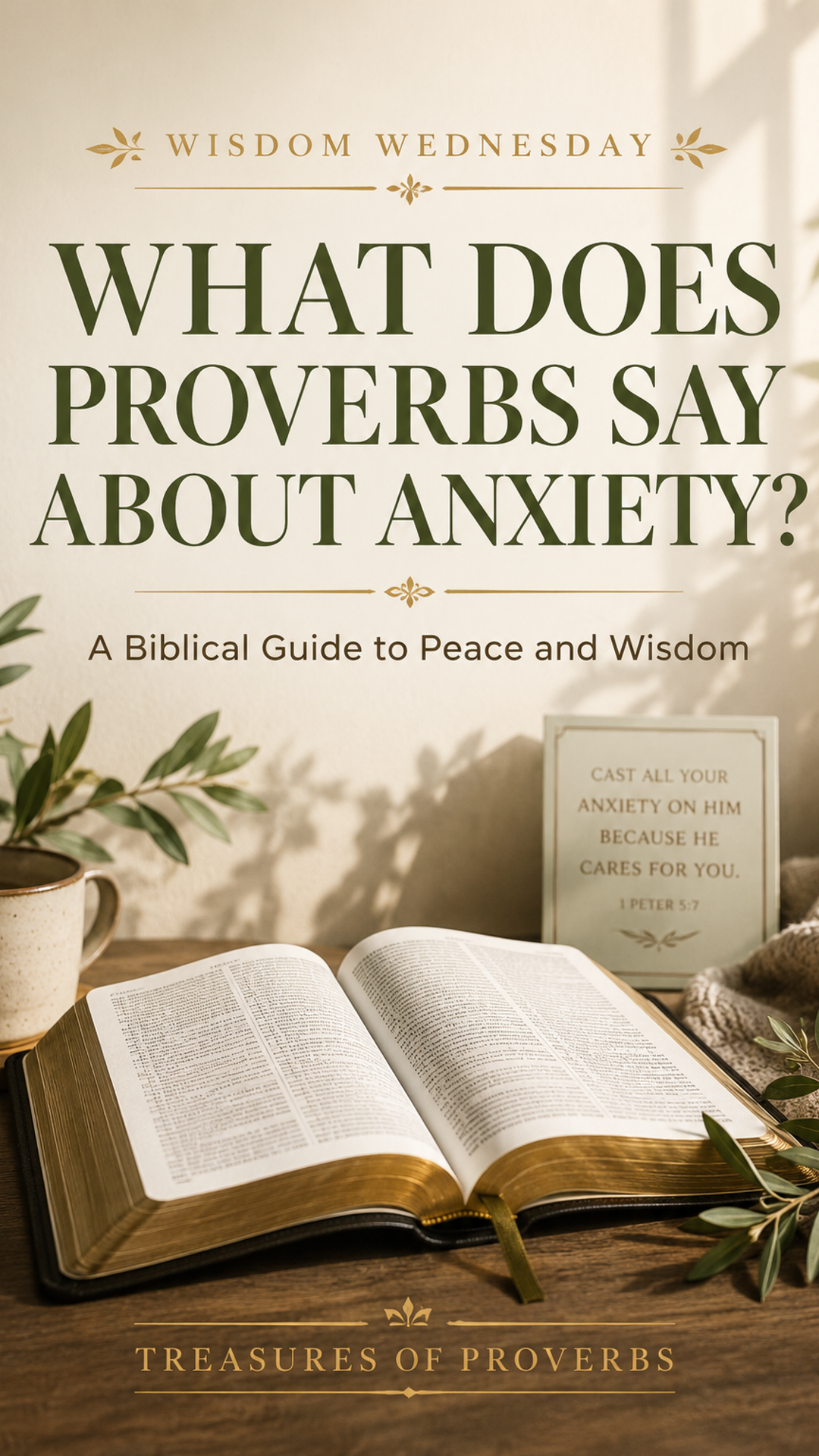 What Does Proverbs Say About Anxiety?