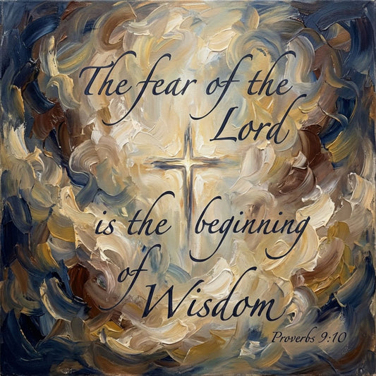 Proverbs 9:10 - The Beginning of Wisdom Digital Download